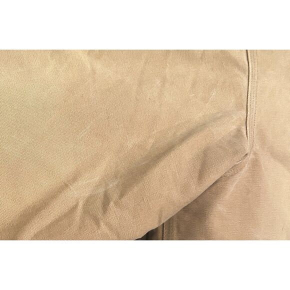 Carhartt Jacket Coat Khaki Brown BULLS Shipping Logo Men's Size 2XL Tall - Picture 5 of 6